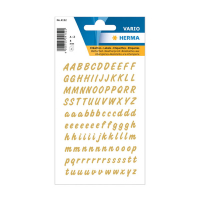 Herma 4152 gold/transparent AZ labels, 8mm (238 labels) 230961