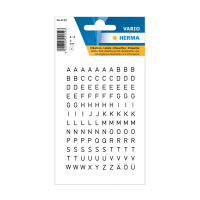 Herma 4154 black/transparent AZ labels, 5mm (240 labels) 230966