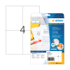 Herma 4229 white A4 correction/covering labels, 105mm x 148mm (100 labels) 230814 - 1
