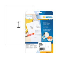 Herma 4230 white A4 correction/covering labels, 210mm x 297mm (25 labels) 230815