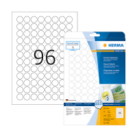 Herma 4386 detachable labels round Ø 20mm (2400 labels) 4386 230400