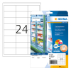 Herma 4389 white A4 freezer labels, 66mm x 33.8mm (600 labels) 230480 - 1