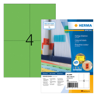 Herma 4399 green permanent adhesive labels, 105mm x 148mm (400 labels) 4399 230484