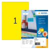 Herma 4401 yellow labels, 210mm x 297mm (100 labels) 230485 - 1