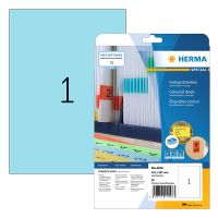 Herma 4423 blue A4 removable labels, 210mm x 297mm (20 labels) 230772