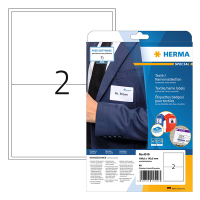 Herma 4519 white A4 name badge/textile labels, 199.6mm x 143.4mm (40 labels) 230726