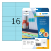 Herma 4553 blue A4 removable labels, 105mm x 37mm (320 labels) 230800 - 1