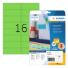 Herma 4554 green A4 removable labels, 105mm x 37mm (320 labels) 230802 - 1