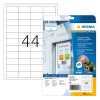 Herma 4572 white removable A4 weatherproof foil labels, 48.3mm x 25.4mm (880 labels)