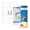 Herma 4574 white A4 removable weatherproof foil labels, 97mm x 42.3mm (240 labels) 230855 - 1