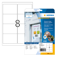 Herma 4575 white A4 removable weatherproof foil labels, 99.1mm x 67.7mm (160 labels) 4575 230512