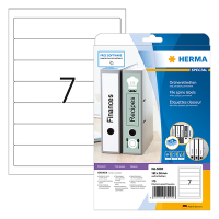 Herma 5090 white spine labels, 192mm x 38mm (175 labels) 5090 230525