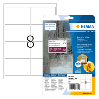 Herma 8331 white A4 weatherproof foil labels, 99.1mm x 67.7mm (200 labels) 230530
