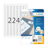Herma 8830 white A4 inkjet labels, 25.4mm x 8.5mm (5600 labels) 230818