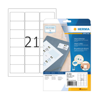 Herma 8838 white A4 inkjet labels, 63.5mm x 38.1mm (525 labels) 230806