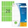 Label multi-purpose sticker sheets 13mm x 40mm | green | Herma 2365 | 896 labels 230669 - 1