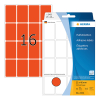 Label multi-purpose sticker sheets 25mm x 40mm | red | Herma 2452 | 512 labels 230683 - 1