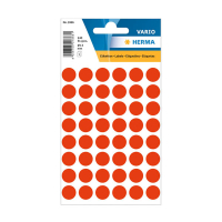 Marking dots Ø13mm (fluorescent red) | Herma 1866 | 240 stickers 230984