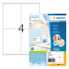 Permanent labels (105 x 144mm) | Herma Premium 4454 | 400 labels 230550 - 1