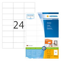Herma Premium 4615 white A4 permanent adhesive labels, 70mm x 37mm (4,800 labels) 230513