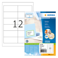 Herma Premium 4669 white A4 permanent adhesive labels, 97mm x 42.3mm (1,200 labels) 4669 230518