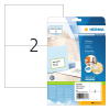 Herma Premium 8636 white A4 permanent adhesive labels, 210mm x 148mm (20 labels) 230541 - 1