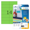 Removable labels (105 x 42.3mm, green) | Herma 5061 | 280 labels 230770 - 1