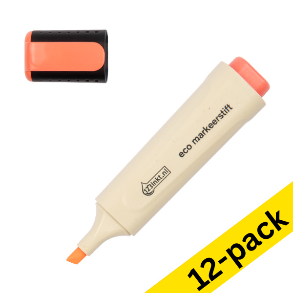 Highlighter | orange | 123ink Eco | 12-pack 390580 - 1