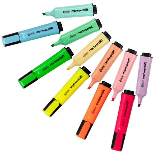 Highlighters | assorted colours | 123ink | 11-pack 301151 - 1