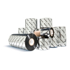 Honeywell 1-970649-07-0 black ink ribbon (original) 126008 - 1