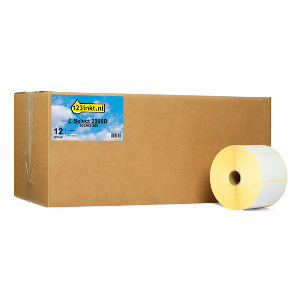 Honeywell label 800263-205 76mm x 51mm (123ink version) | 12-pack 126055 - 1