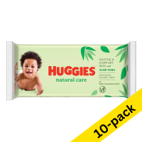 Huggies Natural Care - Aloe vera wipes (10 x 56-pack)  SHU00039