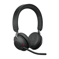 Jabra Evolve2 65 black wireless MS stereo headset (link 380a) 26599-999-999 361343