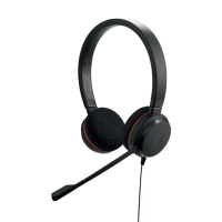 Jabra Evolve 20 black USB-connected MS stereo headset 4999-823-109 361322