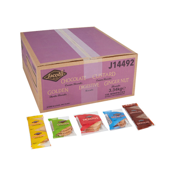 >Jacobs Popular Biscuits Mini Packs (100-pack) IE000509 - 1