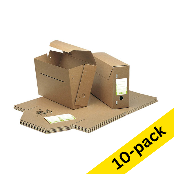 A4 archive box 115 x 370 x 265mm | Jalema Municipality | 10-pack 234744 - 1