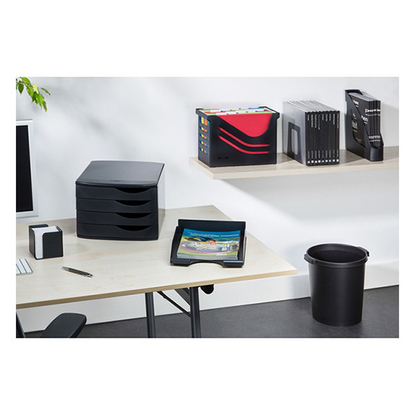 Hanging file box incl. five coloured hanging files | Jalema Re-Solution 234641 - 2