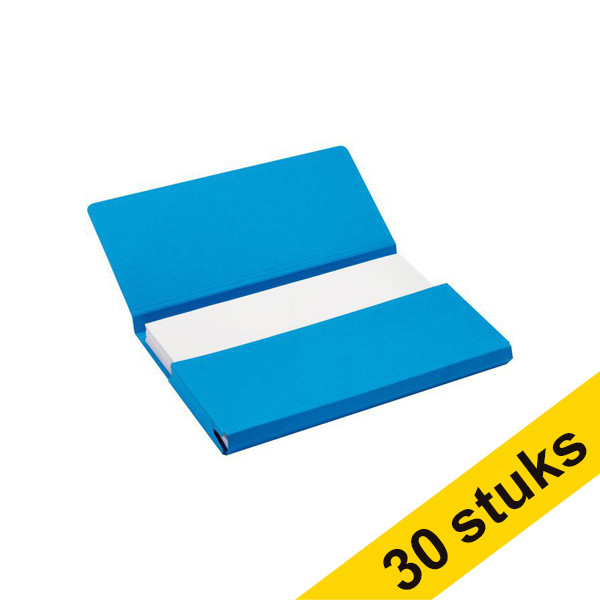 Jalema Secolor Pocket-file blue A4 cardboard file folder (30-pack) 234796 - 1