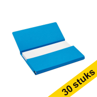 Jalema Secolor Pocket-file blue folio cardboard file folder (30-pack) 234804