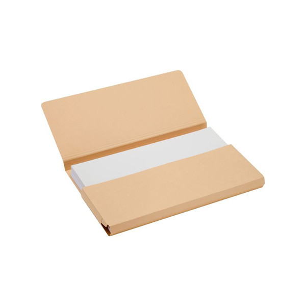 Jalema Secolor Pocket-file chamois A4 folio cardboard file folder  (10-pack) 3123804 234687 - 1