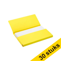 Jalema Secolor Pocket-file yellow folio cardboard file folder (30-pack) 234806