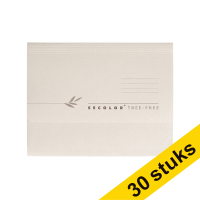 Jalema Secolor Tree Free grey folio pocket file (30-pack)
