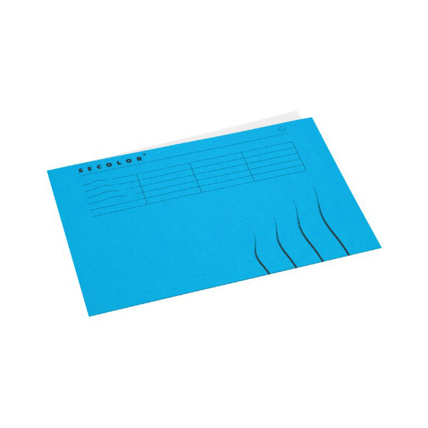 Jalema Secolor blue A4 landscape insert folder with line print (25-pack) 3163102 234692 - 1