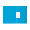Jalema Secolor blue XL folio cardboard 3-flap folder with line printing (10-pack) 234710 - 1