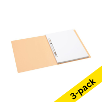 Jalema Secolor chamois A4 folder with sliding cover frame (3 x 10-pack)