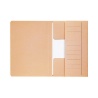 Jalema Secolor chamois XL folio cardboard 3-flap folder with line printing (10-pack) 3183804 234711