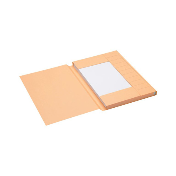 Jalema Secolor chamois folio 3-flap folder with line printing (25-pack) 3182504 234705 - 1