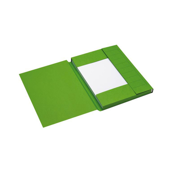 Jalema Secolor green A4 3-flap folder with line printing (25-pack) 3182108 234702 - 1