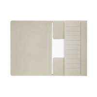 Jalema Secolor grey XL folio cardboard 3-flap folder with line printing (10-pack) 3183807 234713