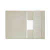 Jalema Secolor grey XL folio cardboard 3-flap folder with line printing (10-pack) 234713 - 1